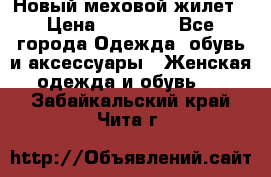 Новый меховой жилет › Цена ­ 14 000 - Все города Одежда, обувь и аксессуары » Женская одежда и обувь   . Забайкальский край,Чита г.